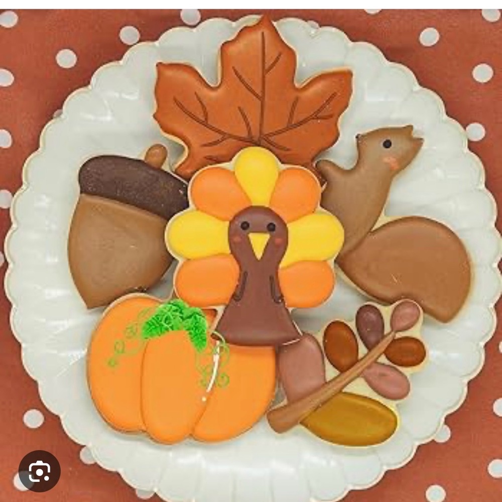 Fall Silver Cookie Cutter Set